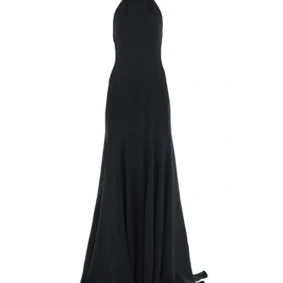 Stella McCartney black Halter Trumpet Gown size 42 - Picture 7 of 10